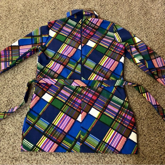 Vintage Sunny South Fashions Belted Blouse Womens 30 Used Dallas - Picture 7 of 12